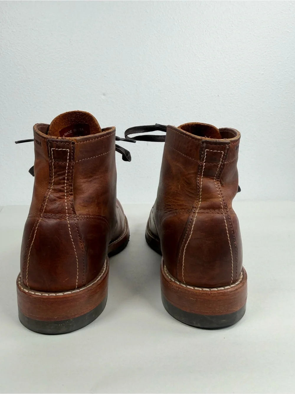 Men's Wolverine 1000-Mile Boots Horween Leather Size 9.5 D W40049 Made In USA